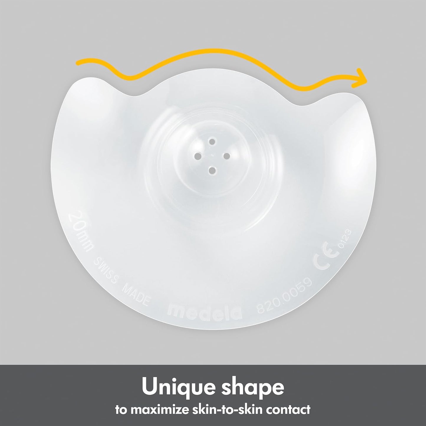 Medela Contact Nipple Shields, Unique Shape to Maximize Skin-to-Skin Contact