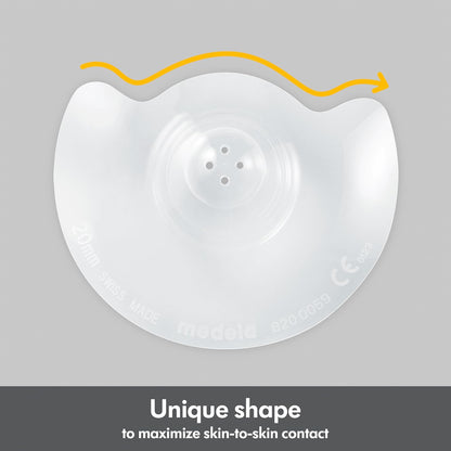 Medela Contact Nipple Shields, Unique Shape to Maximize Skin-to-Skin Contact