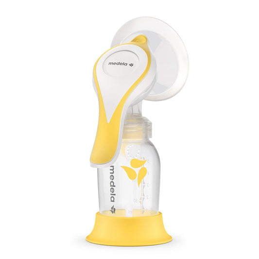 Medela Manual Harmony Single Hand Breast Pump with Flex Shields for Comfort & Expressing More Milk