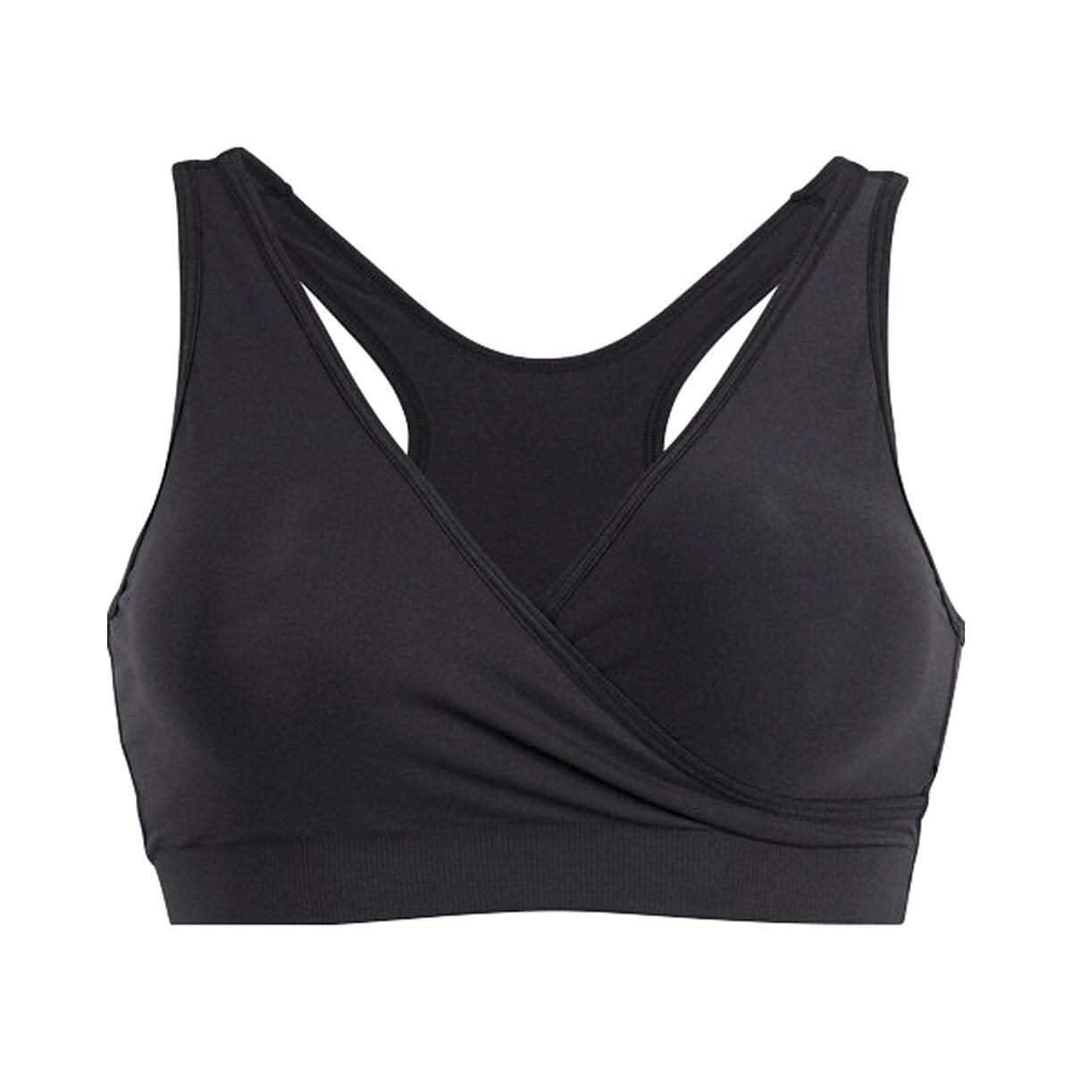 Medela Sleep Bra in Black, Comfortable, Easy Access for Breastfeeding