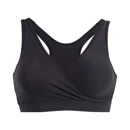 Medela Sleep Bra in Black, Comfortable, Easy Access for Breastfeeding