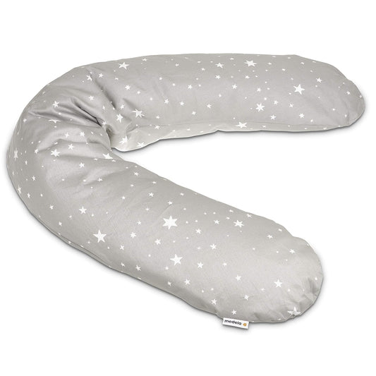 Medela nursing pillow with soft, ergonomic design.