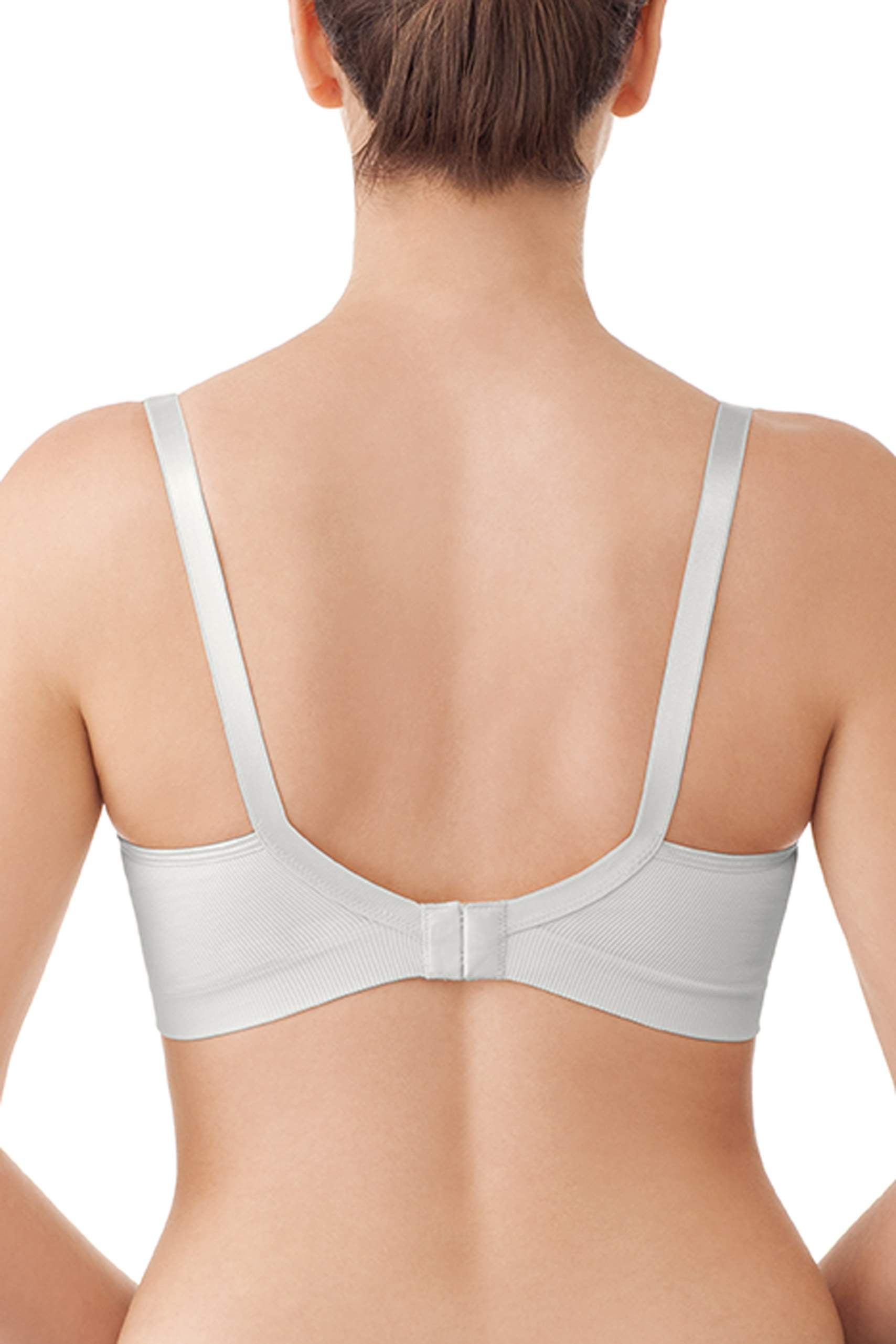 White Medela nursing bra showcasing back design