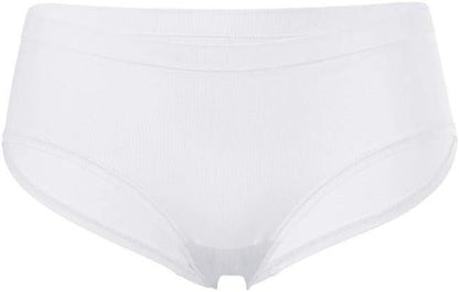 Medela white panty with seamless design and comfortable fit close up view